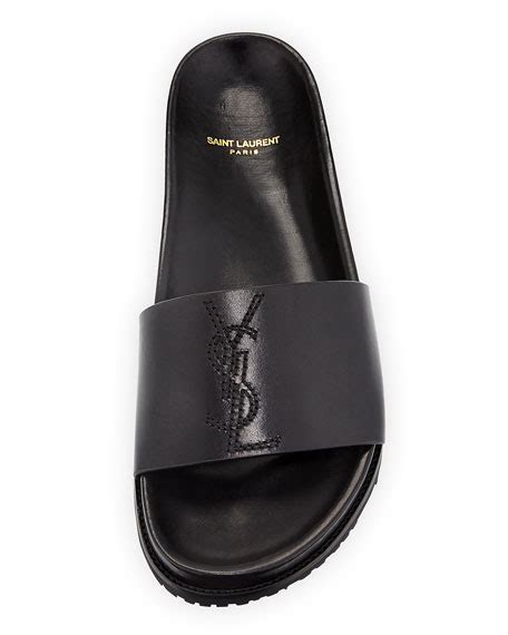 ysl sandals white|ysl sandals men.